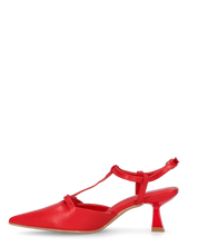 RASHIDA - decolette con tacco basso rosso