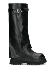 ROMI - stivali alti con risvolto e suola stile anfibi