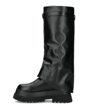 ROMI - stivali alti con risvolto e suola stile anfibi