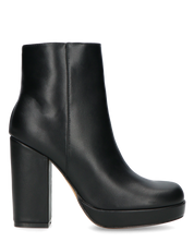 RORY - stivaletti neri con tacco e cerniera laterale