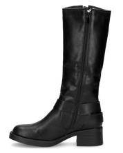 SHAKIIRA - stivali alti sotto al ginocchio con cinturini e fibbie