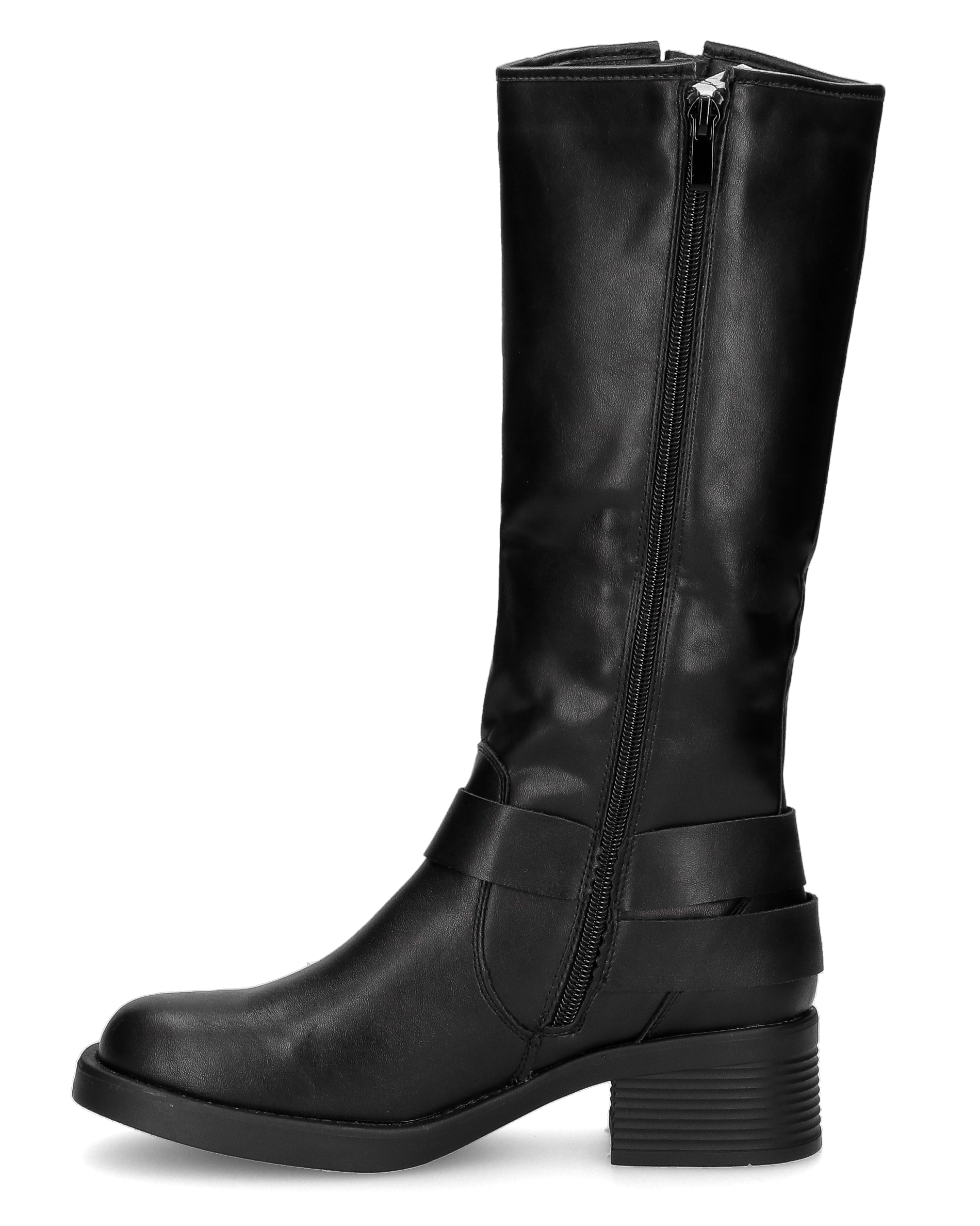 SHAKIIRA - stivali alti sotto al ginocchio con cinturini e fibbie