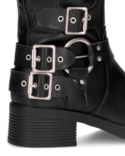 SHAKIIRA - stivali alti sotto al ginocchio con cinturini e fibbie