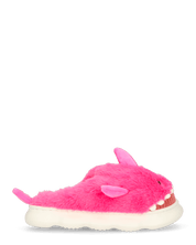 SHARKY - pantofole fucsia a forma di squalo peluche