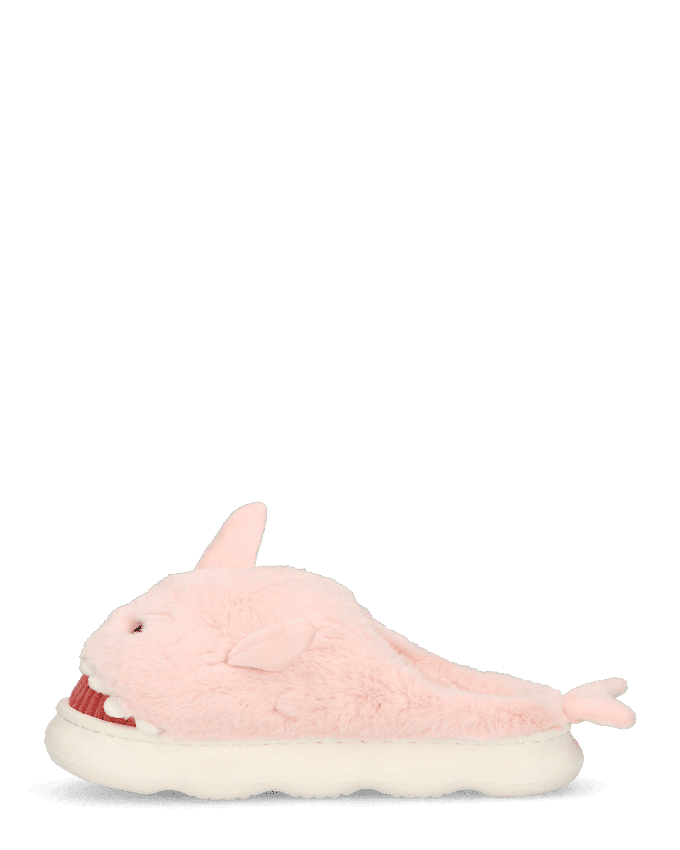 SHARKY - pantofole rosa a forma di squalo peluche