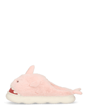 SHARKY - pantofole rosa a forma di squalo peluche