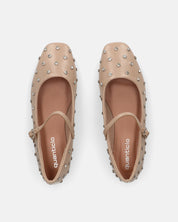 SOFIYA - ballerine beige con cinturino