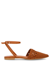 SWAMI - sandali bassi marroni con decorazione