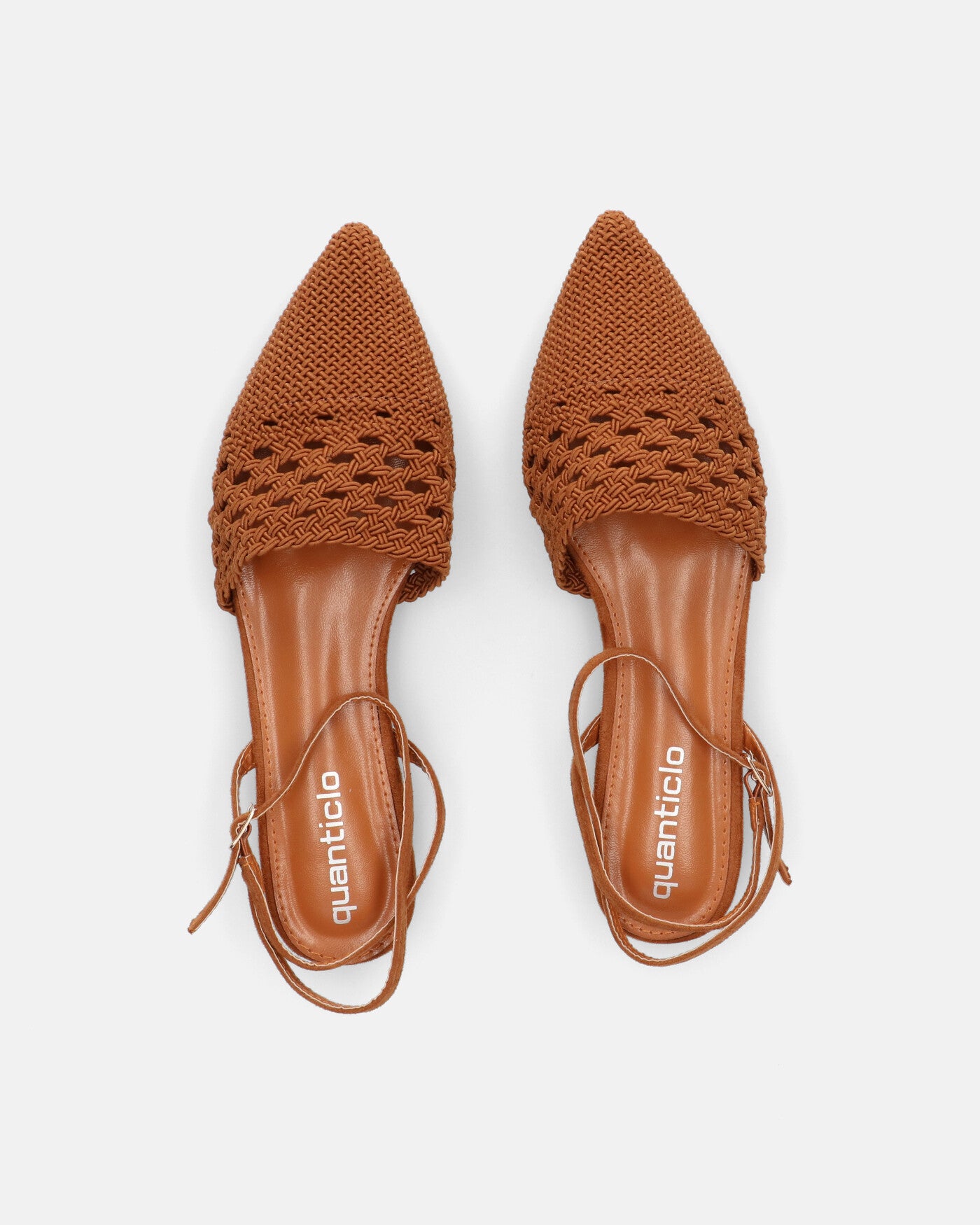 SWAMI - sandali bassi marroni con decorazione