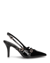 TANISHA - decolette scarpa con tacco nera e cinturini