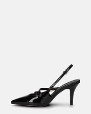 TANISHA - decolette scarpa con tacco nera e cinturini