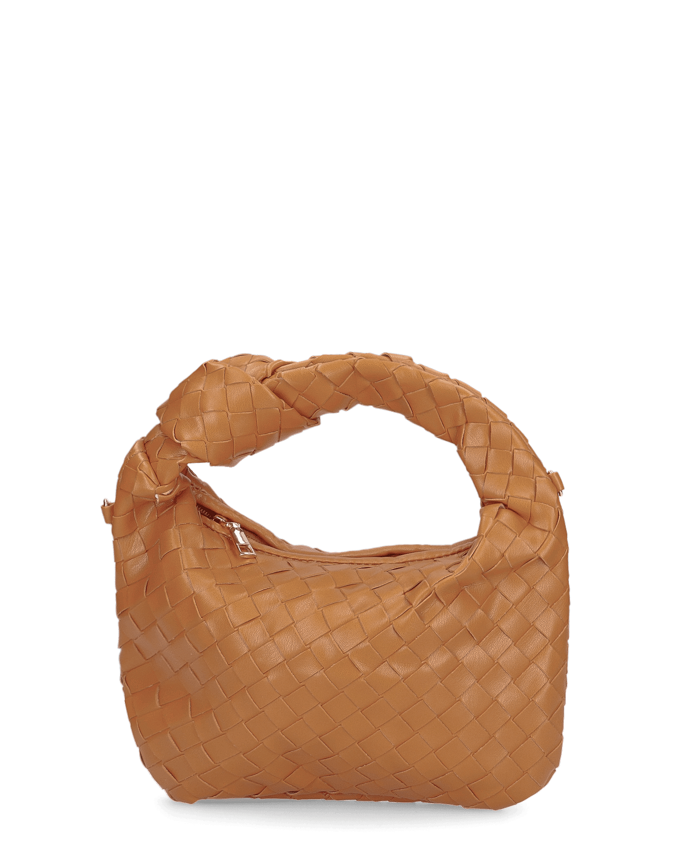 TAYLOR - borsa a spalla marrone intrecciata