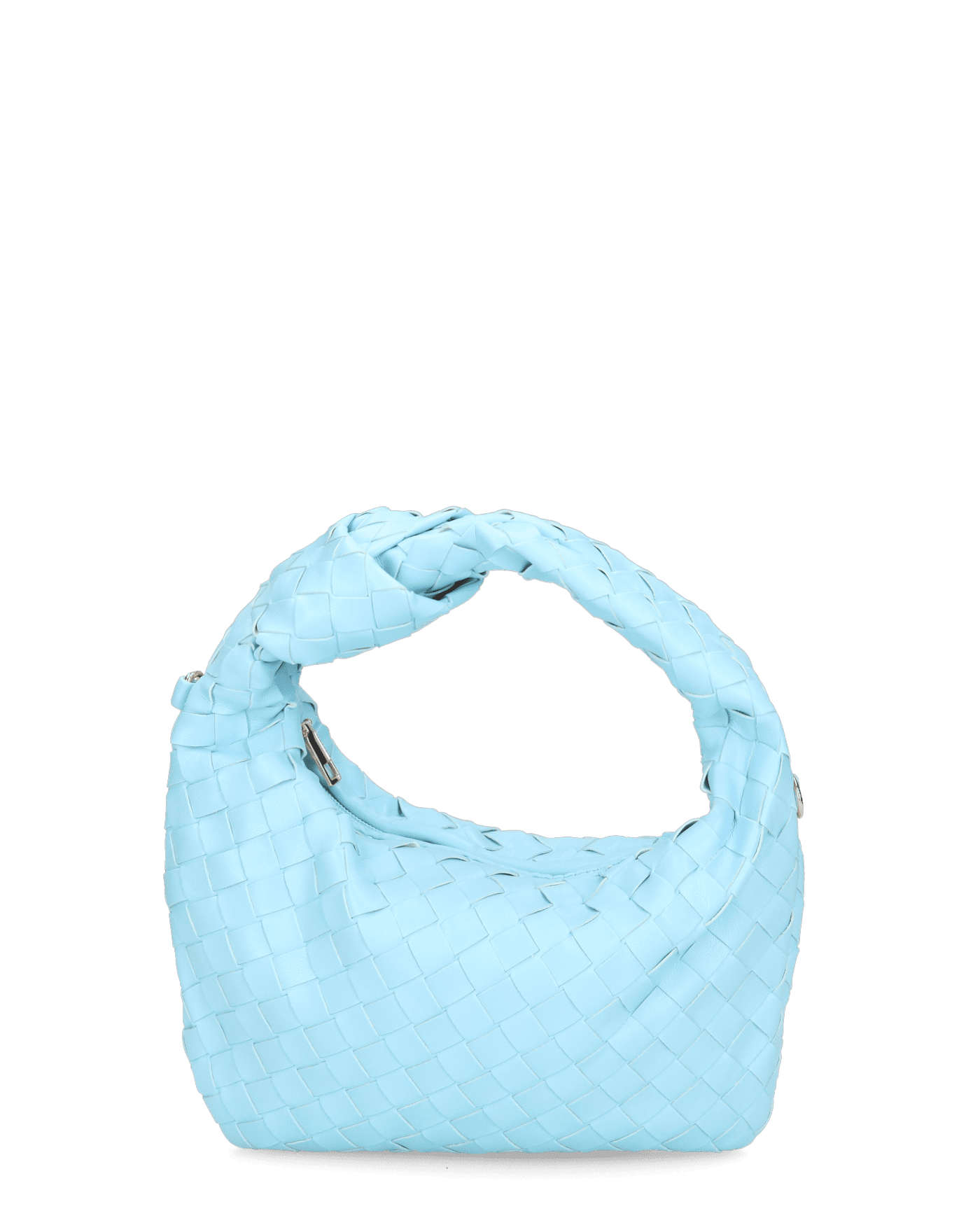 TAYLOR - borsa a spalla celeste intrecciata