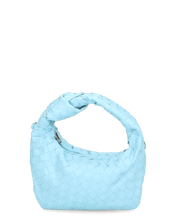 TAYLOR - borsa a spalla celeste intrecciata