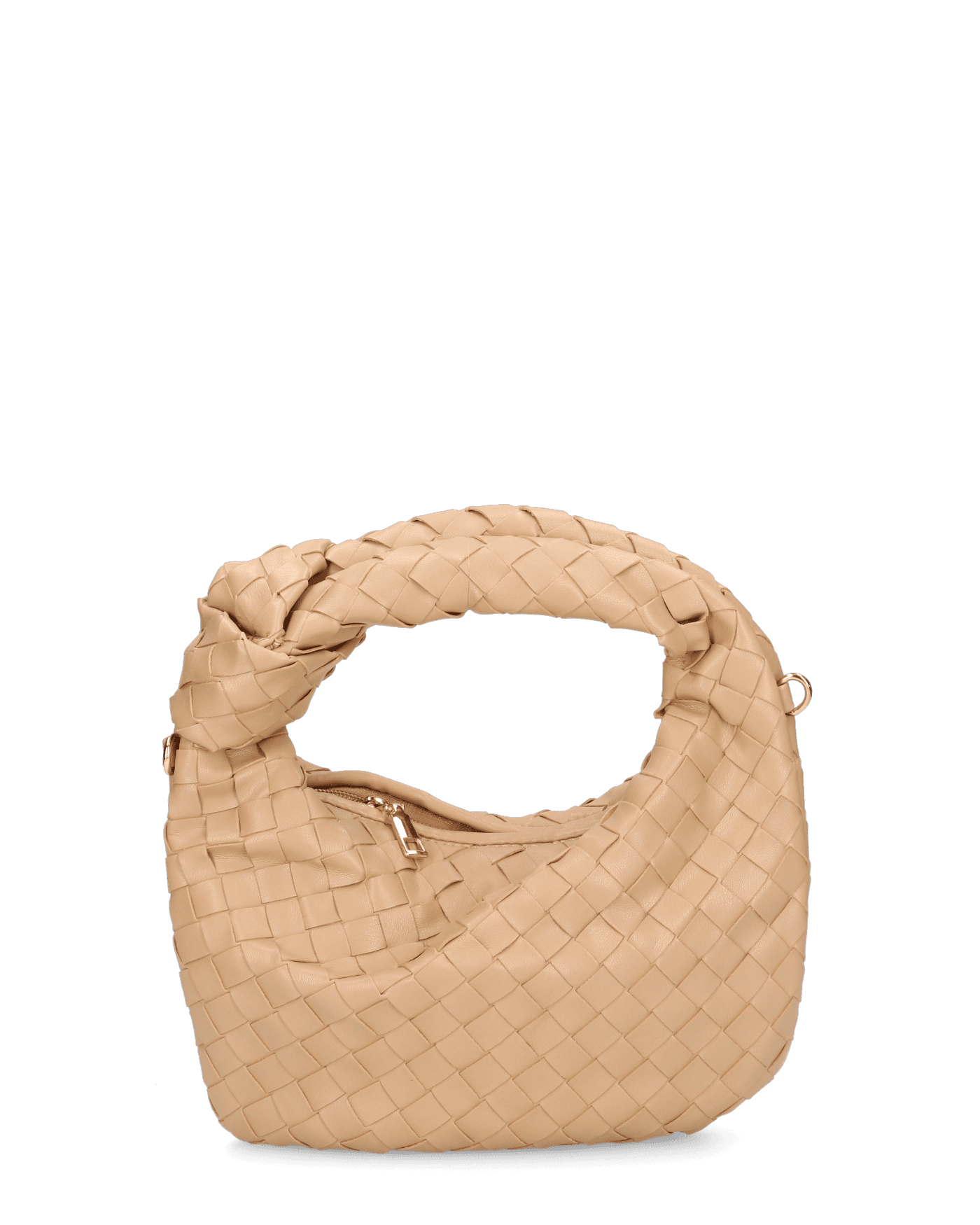 TAYLOR borsa a spalla beige scuro intrecciata – QUANTICLO®