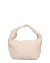 TAYLOR - borsa a spalla color sabbia intrecciata