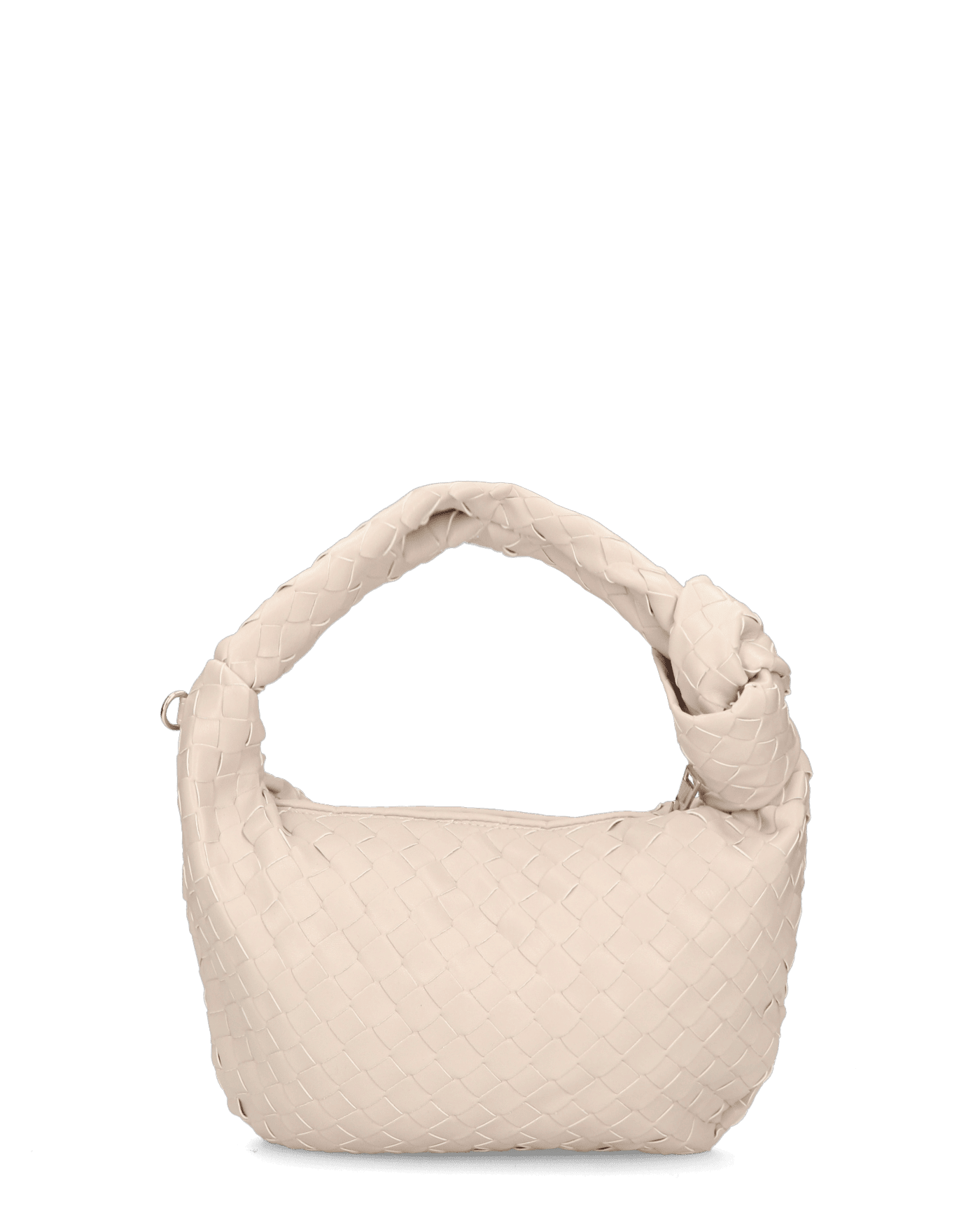 TAYLOR - borsa a spalla color sabbia intrecciata