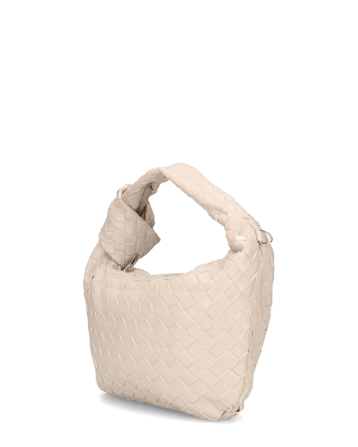 TAYLOR - borsa a spalla color sabbia intrecciata