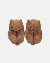 TEDDY - pantofole orsacchiotto marroni