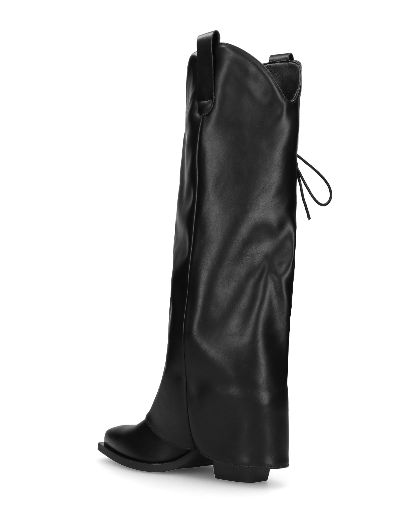 THERA - stivali alti neri stringati