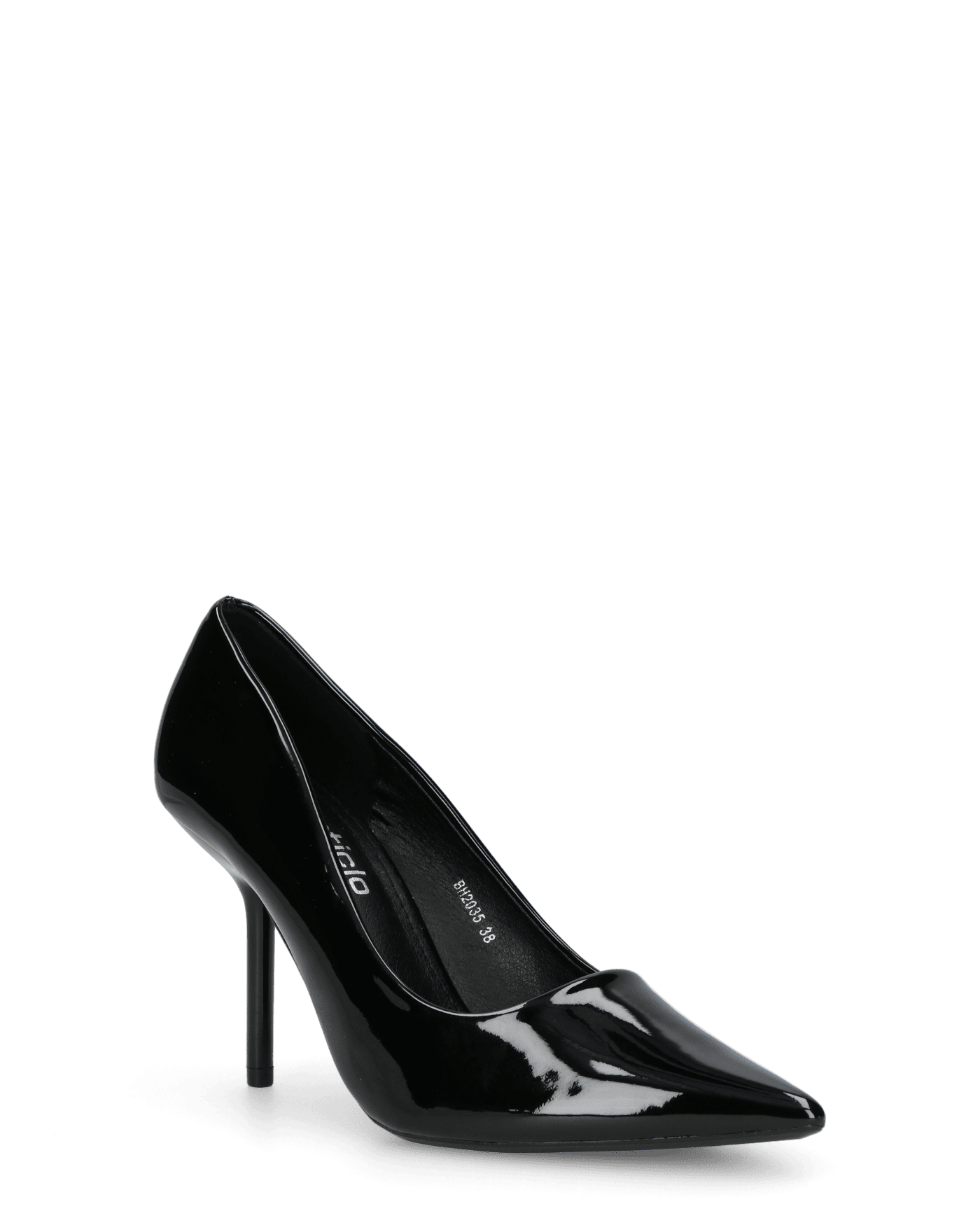 TOSCA - décolleté in glassy nero