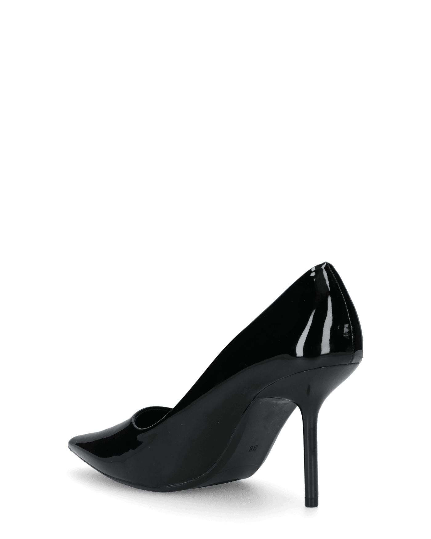 TOSCA - décolleté in glassy nero