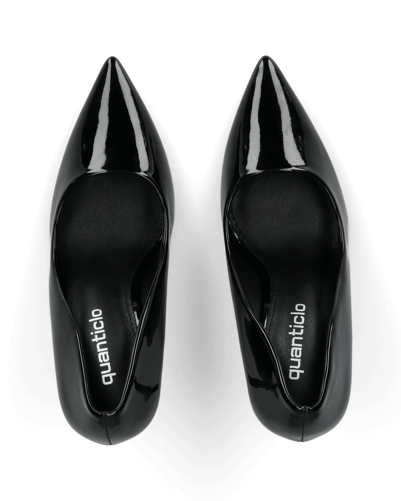 TOSCA - décolleté in glassy nero