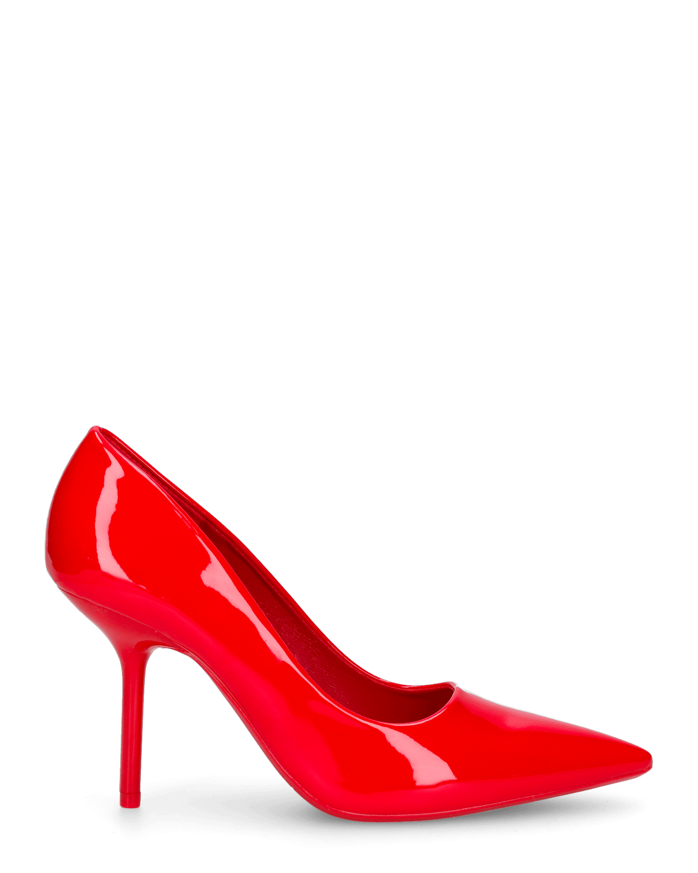 TOSCA - décolleté in glassy rosso