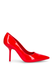 TOSCA - décolleté in glassy rosso