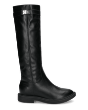 WHENDI - stivali alti neri con cerniera laterale