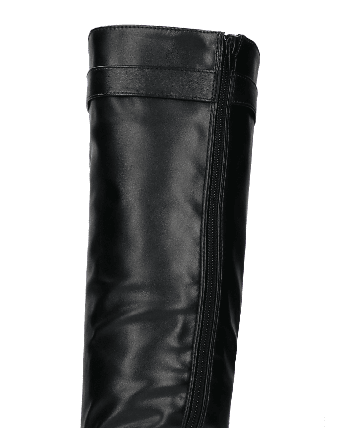 WHENDI - stivali alti neri con cerniera laterale