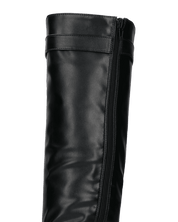 WHENDI - stivali alti neri con cerniera laterale