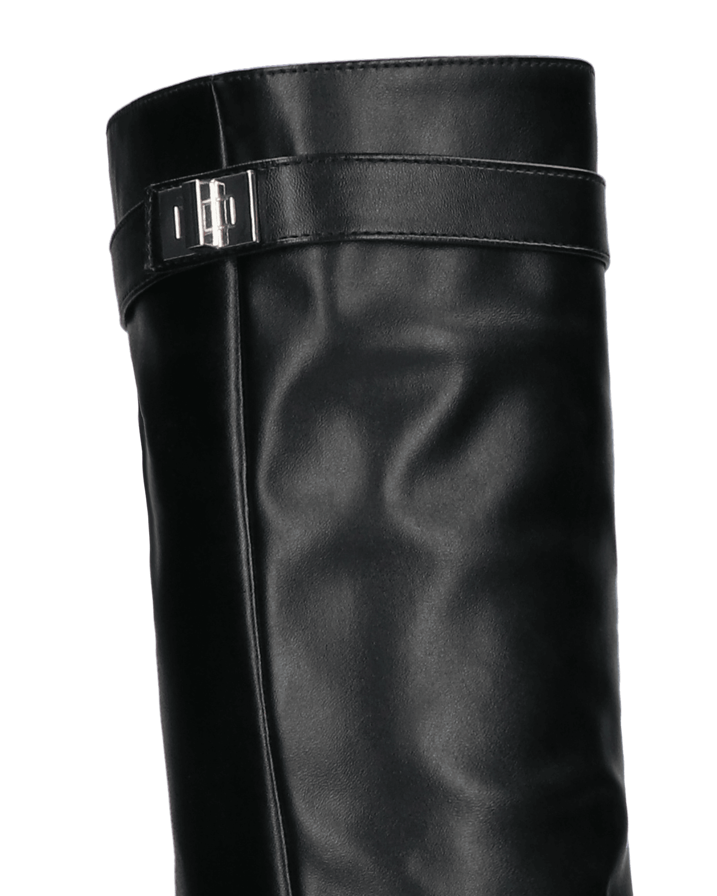 WHENDI - stivali alti neri con cerniera laterale