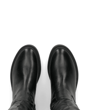 WHENDI - stivali alti neri con cerniera laterale