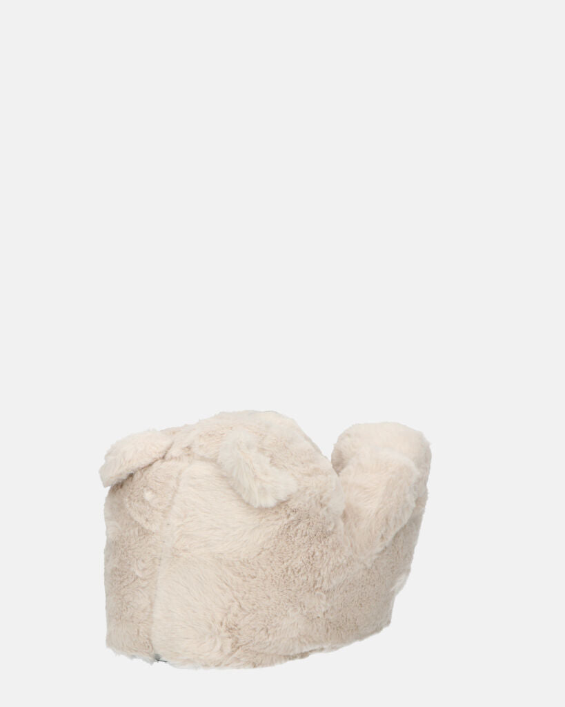 TEDDY - pantofole orsacchiotto beige