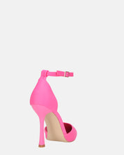 ZINA - decolette con tacco alto e cinturino fucsia
