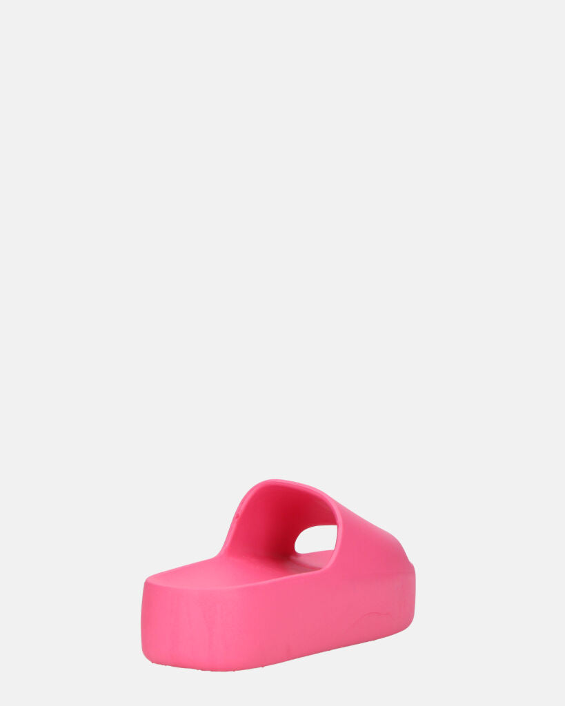 IMA - ciabattine platform fucsia