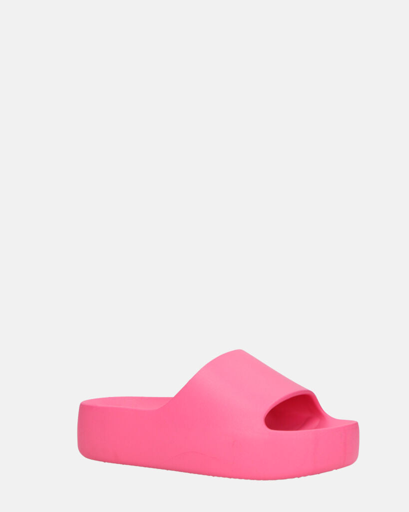 IMA - ciabattine platform fucsia