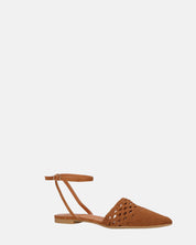 SWAMI - sandali bassi marroni con decorazione