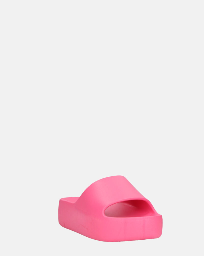 IMA - ciabattine platform fucsia