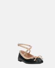 MAHIKA - ballerine neri con borchie dorate