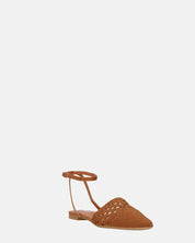 SWAMI - sandali bassi marroni con decorazione