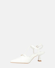 RASHIDA - decolette con tacco basso bianco