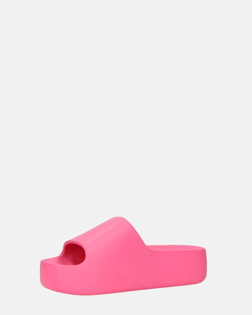 IMA - ciabattine platform fucsia