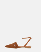 SWAMI - sandali bassi marroni con decorazione