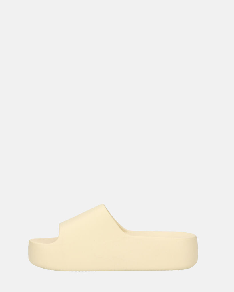 IMA - ciabattine platform beige