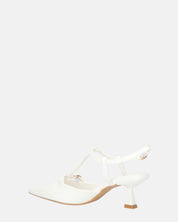 RASHIDA - decolette con tacco basso bianco