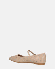 SOFIYA - ballerine beige con cinturino