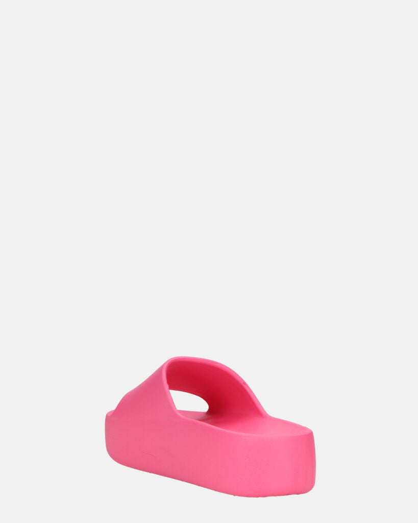 IMA - ciabattine platform fucsia