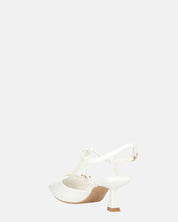 RASHIDA - decolette con tacco basso bianco